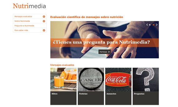 El CIBERESP colabora en la nueva web Nutrimedia para analizar mensajes sobre alimentación y nutrición
