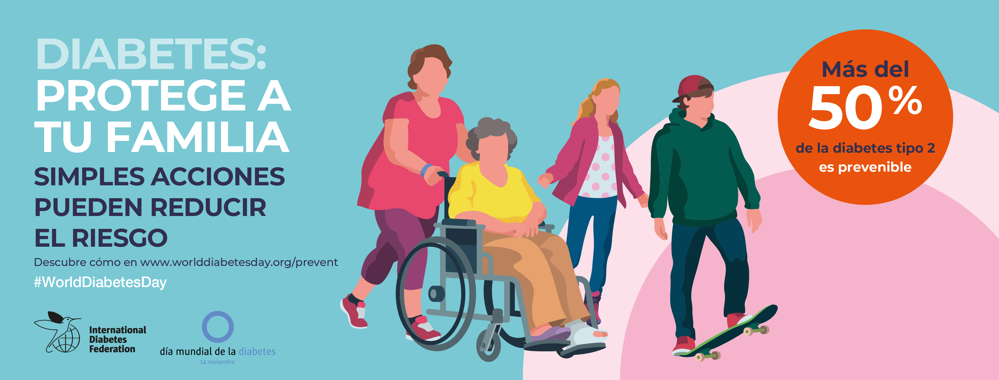 Día Mundial de la Diabetes: protege a tu familia