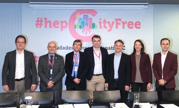 Investigadores del CIBER participan en #hepCityFree, movimiento que promueve la eliminación de la Hepatitis C en España