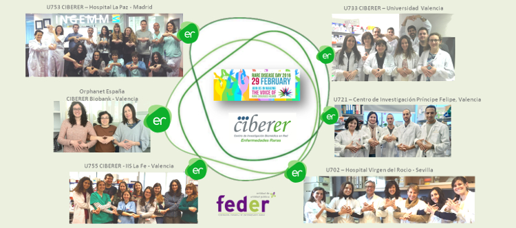 CIBERER celebra en red el Día Mundial de las Enfermedades Raras sumándose a la campaña "Creando REDES de esperanza" de FEDER