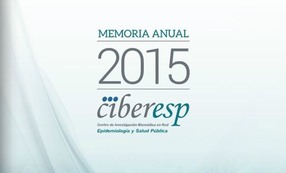 Disponible la Memoria Anual CIBERESP con los principales resultados de 2015